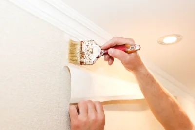 Pose de papier peint à Arceau — revêtements muraux et toiles de verre